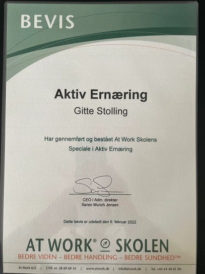 Certificeret kostvejleder hos ultimate body coach