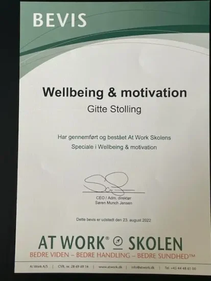 certificeret wellbeing og motivation hos ultimate body coach